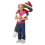 Sock Monkey Jumbo Plush